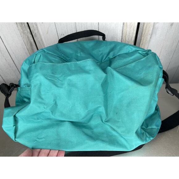 Vintage Disney Winnie The Pooh Teal Messenger Book Bag 90s - Picture 6 of 9